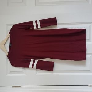 🛍️ 5 for $25 🛍️ Three-quarter length sleeve fall tshirt dress